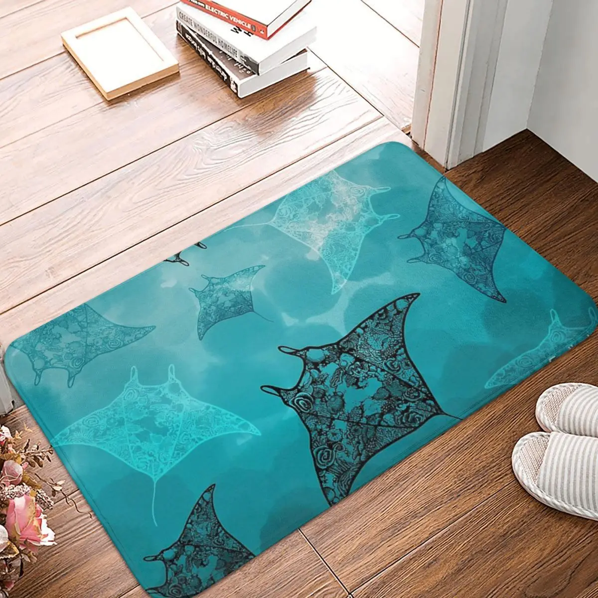 

Manta's Eye View 60x40cm Carpet Polyester Floor Mats Mats Customizable Doorway Indoor