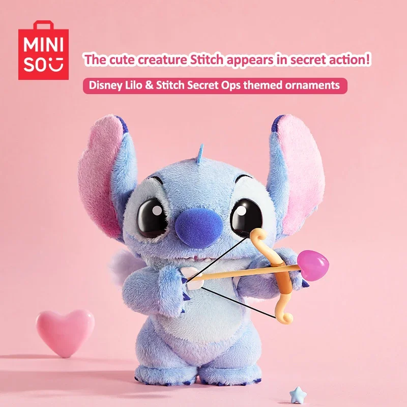 MINISO Disney Лило и Стич секретная экшн-тема плюшевая кукла настольные украшения