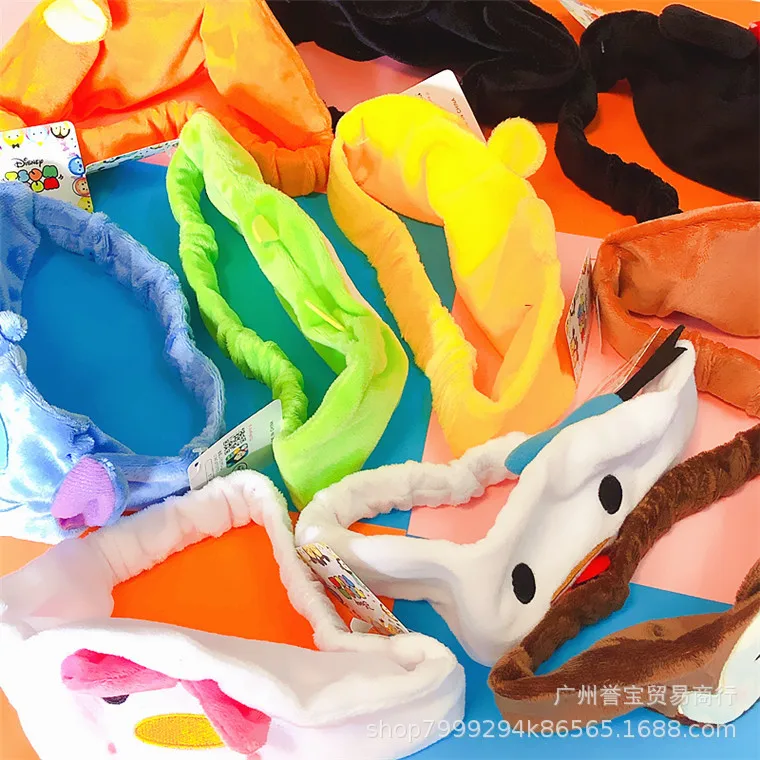 Мультяшная Милая шапка для душа с героями Диснея пух Дональд утка Микки Минни