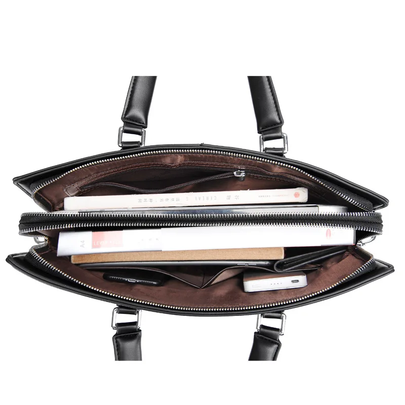 Handbag Men's Briefcase Luxury Laptop Bag Men's Bag Large Capacity Briefcase Men's Shoulder Bag Casual Business