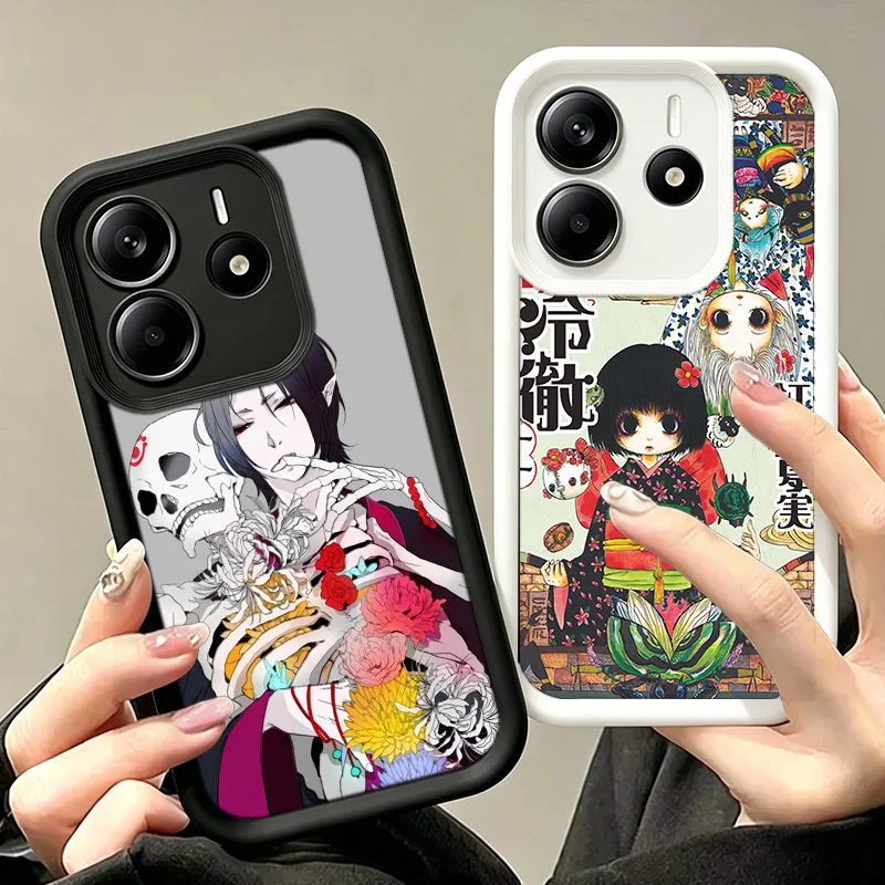 Фото Чехол для телефона Hoozuki no Reitetsu для Xiaomi Poco M8 X7 X6 X5 M7 Pro F8 F7 15T Ultra Mi 17T 17 Pro Max 15 14T 14 Pro Cover Coque Sh №1