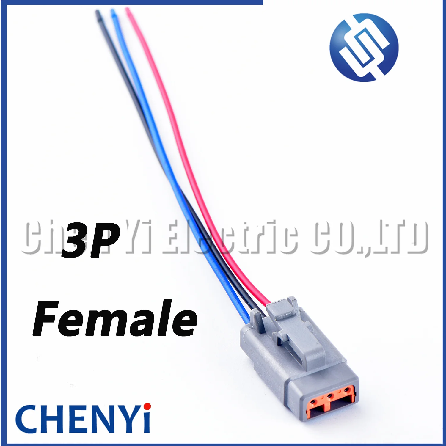 

Немецкая серия DTM, 3 штырька, женский водонепроницаемый автомобильный разъем, герметичный провод с проводами 15 см