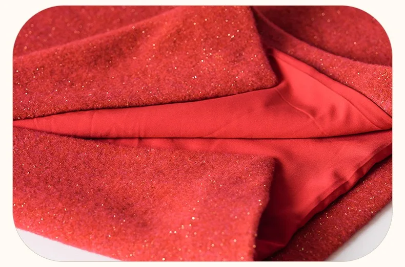 Chinese Red Robe New Year Winter Dress Party Girls Qipao