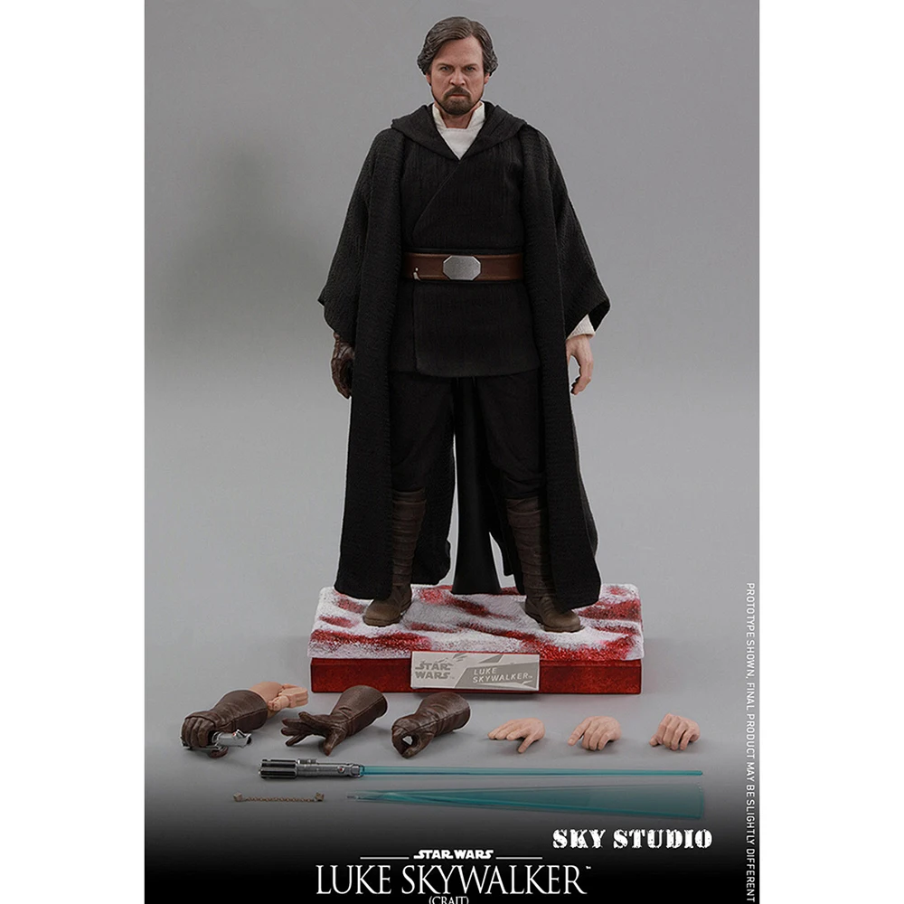 

Оригинальные игрушки Hottoys 1/6 Люк Скайуокер (Crait) MMS507 Звездные войны 8: последняя экшн-фигурка джедая аниме Коллекционная модель детские игрушки