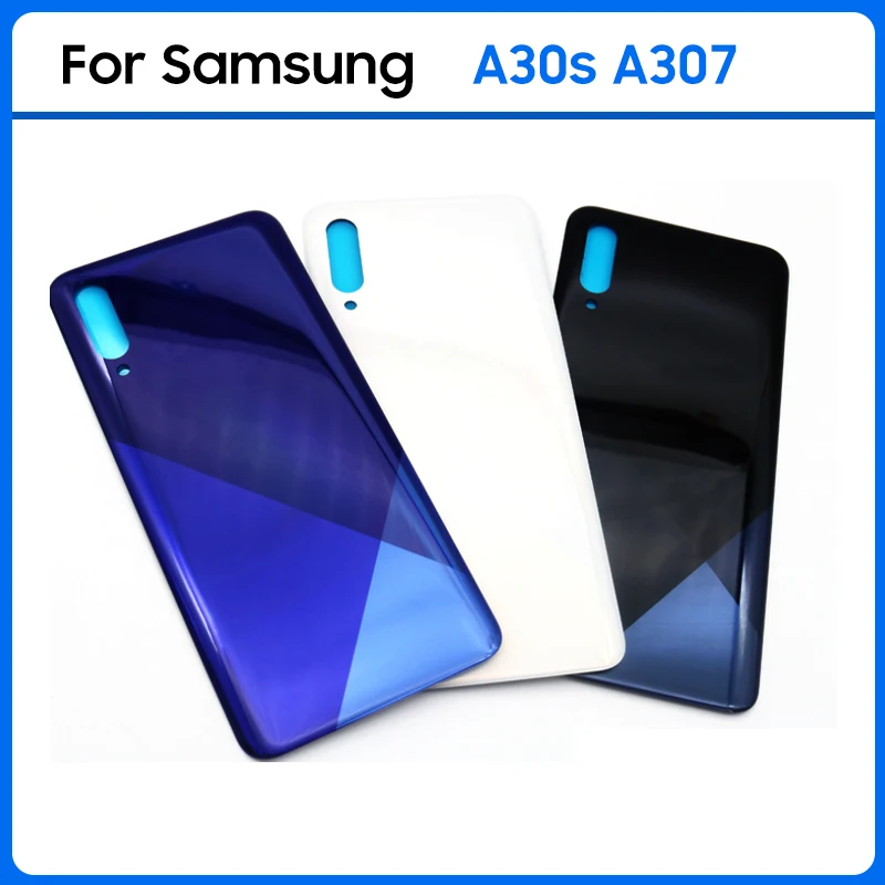 

Новинка для Samsung Galaxy A30s A307 A307F A307FN A307G пластиковая средняя рамка батарейный отсек задняя крышка корпус сменный