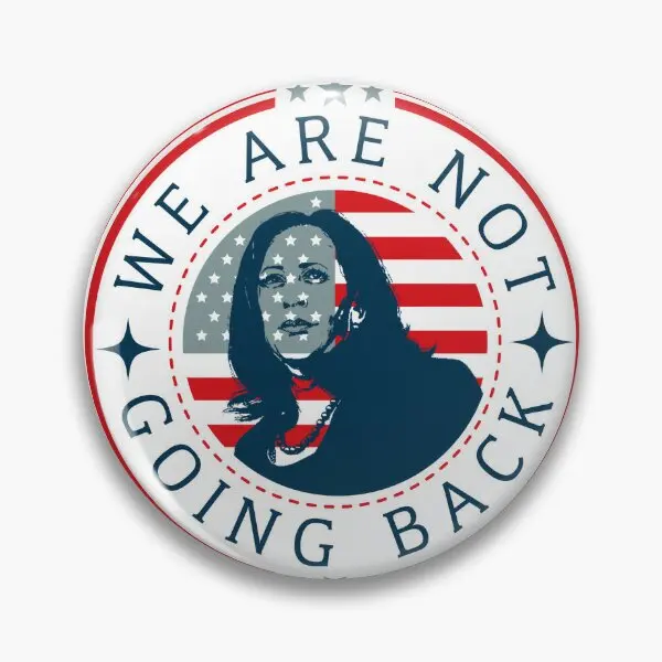 Я с ее Харрисом для президента 2024 мягкая булавка кнопки лацкана воротник модная