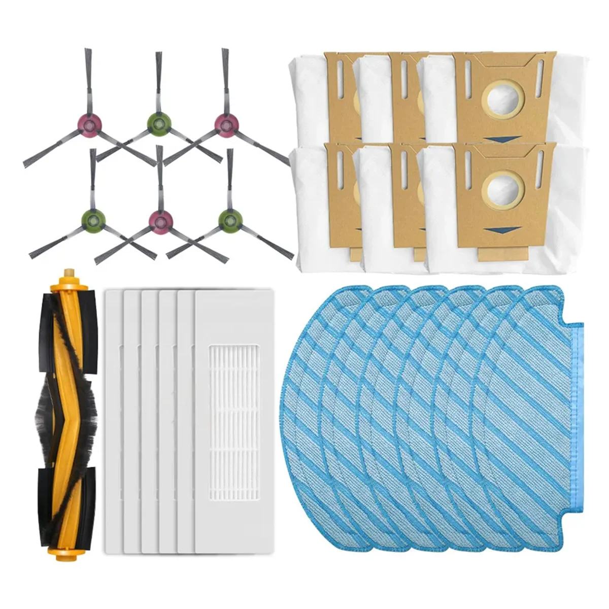 Для Ecovacs Deebot N10 / Plus основная боковая щетка Hepa фильтр тряпка для швабры пылесборник