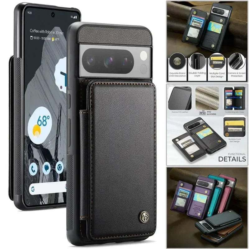 Магнитная задняя крышка для Google Pixel 9 8 Pro Противоударная XL
