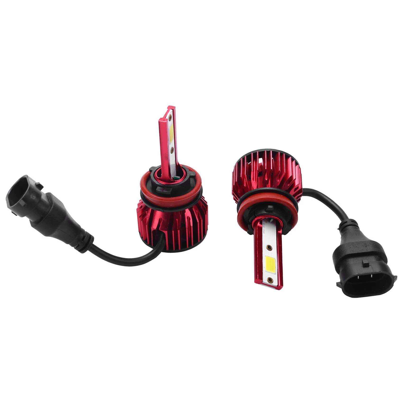 TXVSO8 G4C H8/H9/H11 COB лампы для фар эскорт 100 Вт 6000 лм K комплект автомобильных (2 шт.)