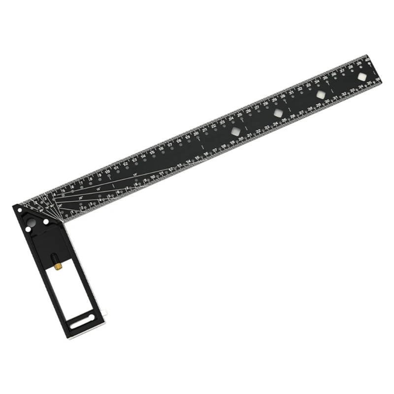 

Плотник квадратный, L квадратная линейка под прямым углом, алюминиевая квадратная Фотолюминесцентная линейка M89B