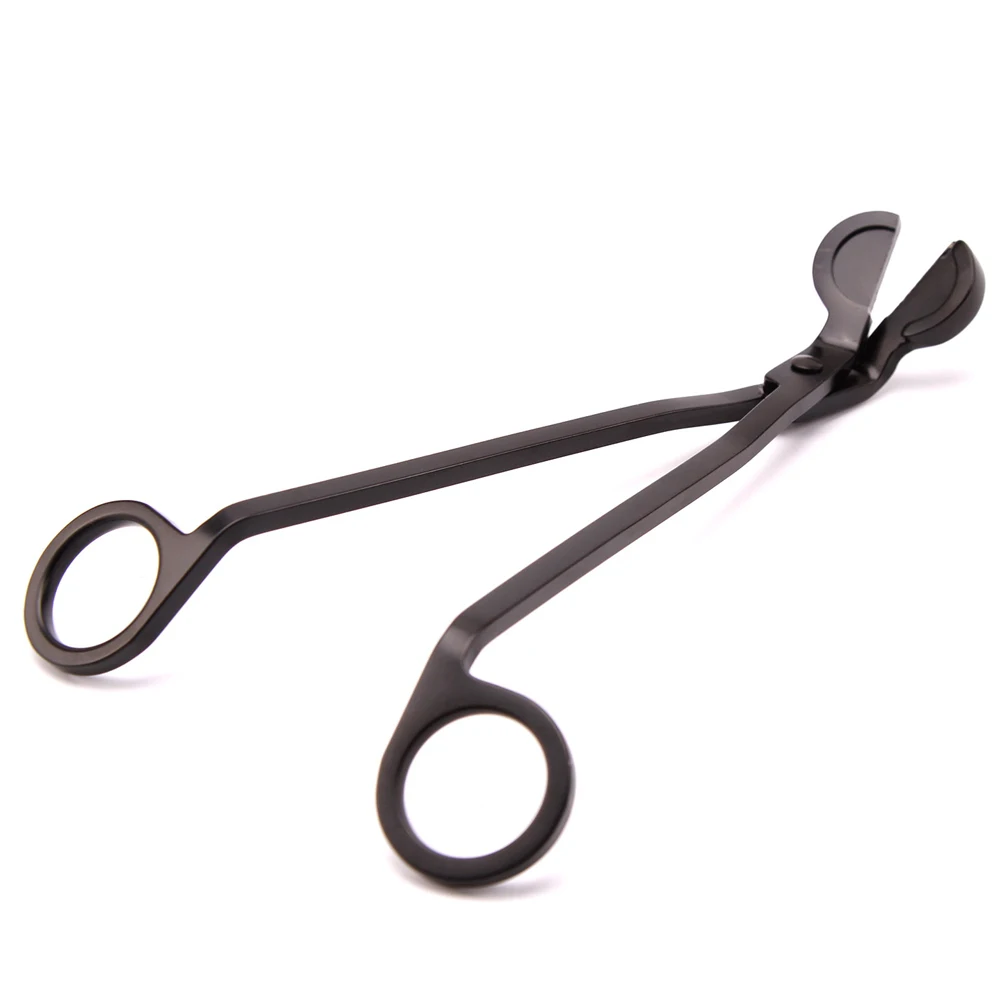 Candle Wick Trimmer Steel Candle Scissors DIY Handmade Candle Making Tools 18cm Trim Wick Black Rose Gold Cutter Snuffer