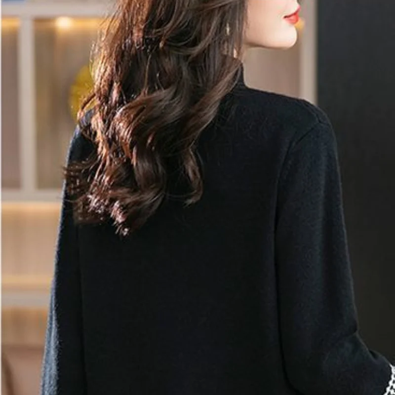 Новинка 2023 Женская куртка осенне-зимний шерстяной свитер кашемировая утепленная