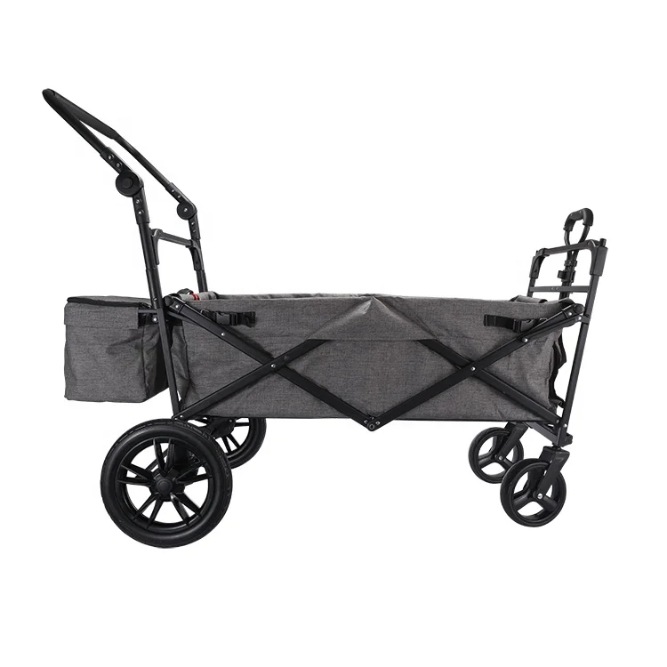 

2021 Everich Outdoor Heavy Duty Collapsible Utility Beach Trolley Wagon Foldable Cart Folding Camping Carry Wagon