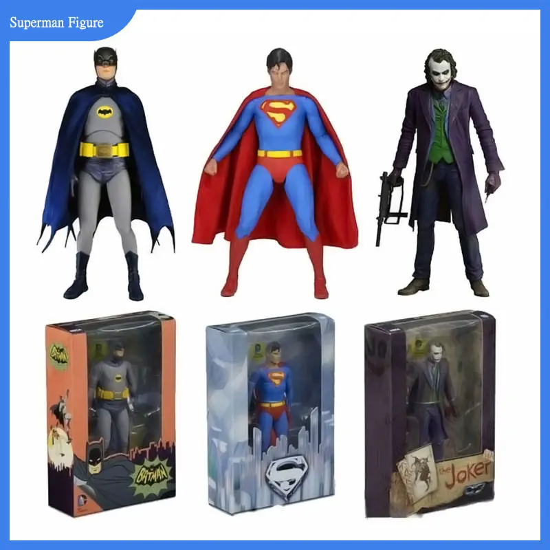 

Anime Figure Superman Batman Clowndawn Of Justice Action Figure Movable Collectible Model Children'S Halloween Toys Gifts