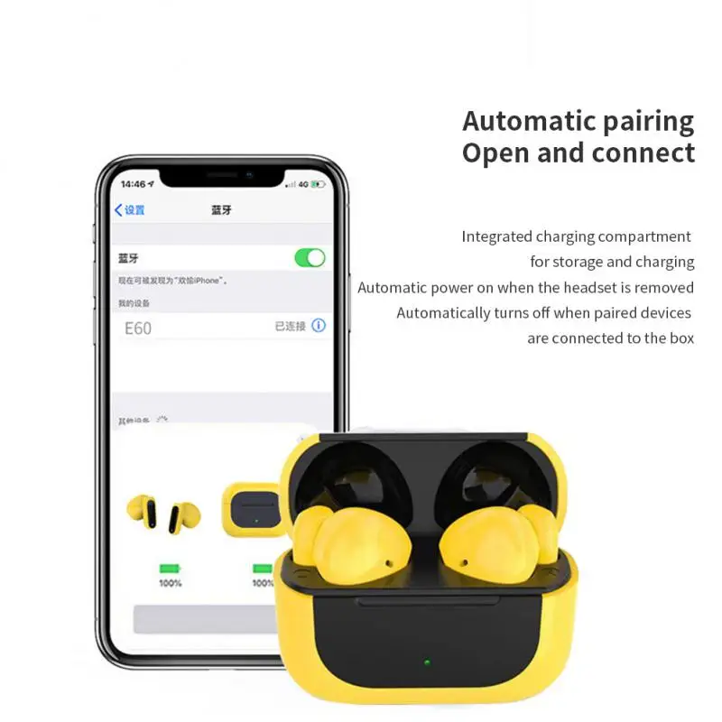 

Bluetooth-compatible Wireless Earphone With Microphone Tws Earbuds Mini Hifi Stereo Gaming Headset For Ios Android