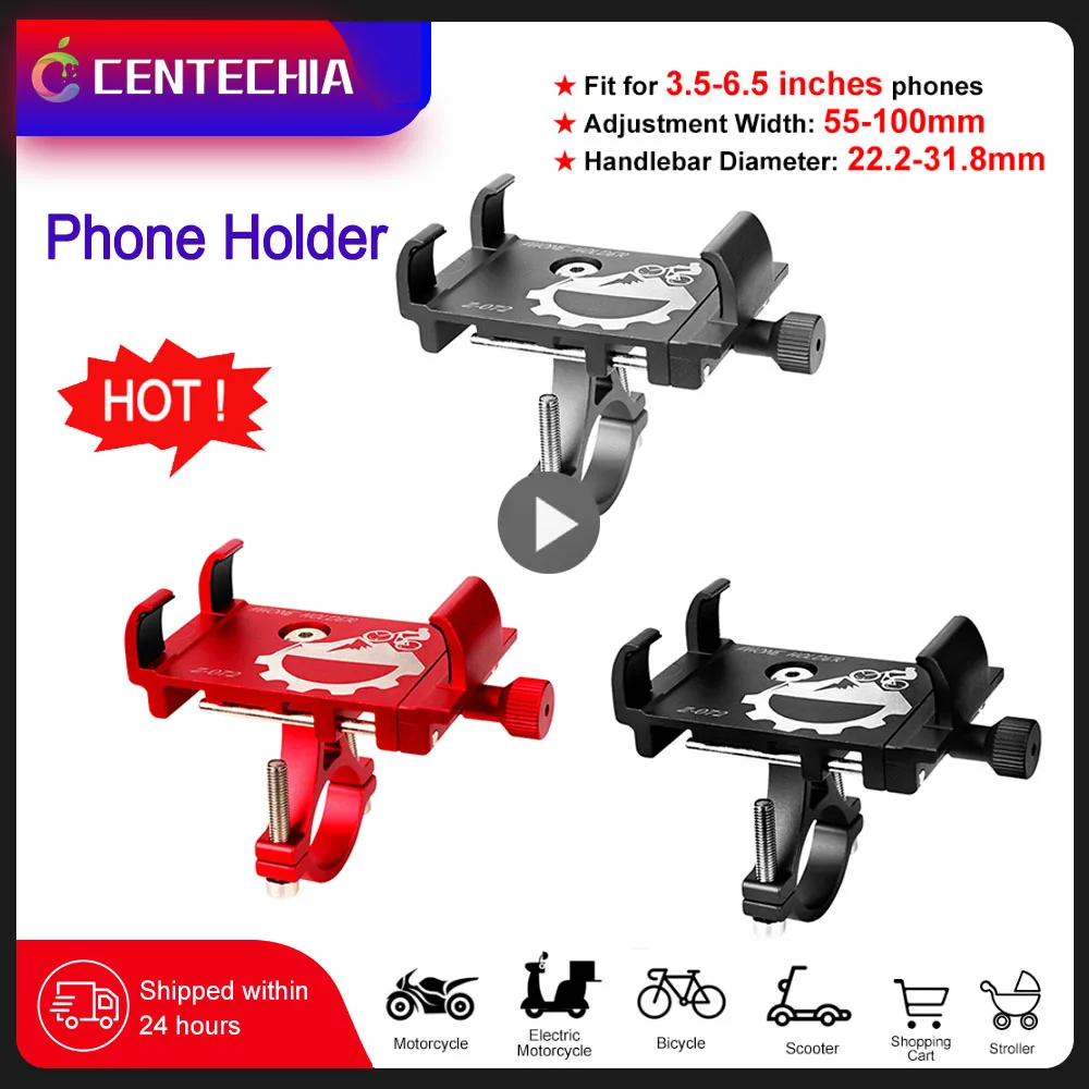 

Portable Bicycle Phone Holder Universal Bike Motorcycle Handlebar Clip Stand Mount Cell Phone Holder Bracket For IPhone11 ProMax