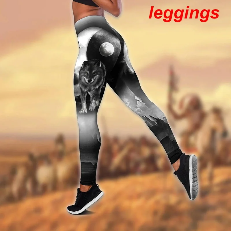 Wolf 3D All Over Printed Legging + 