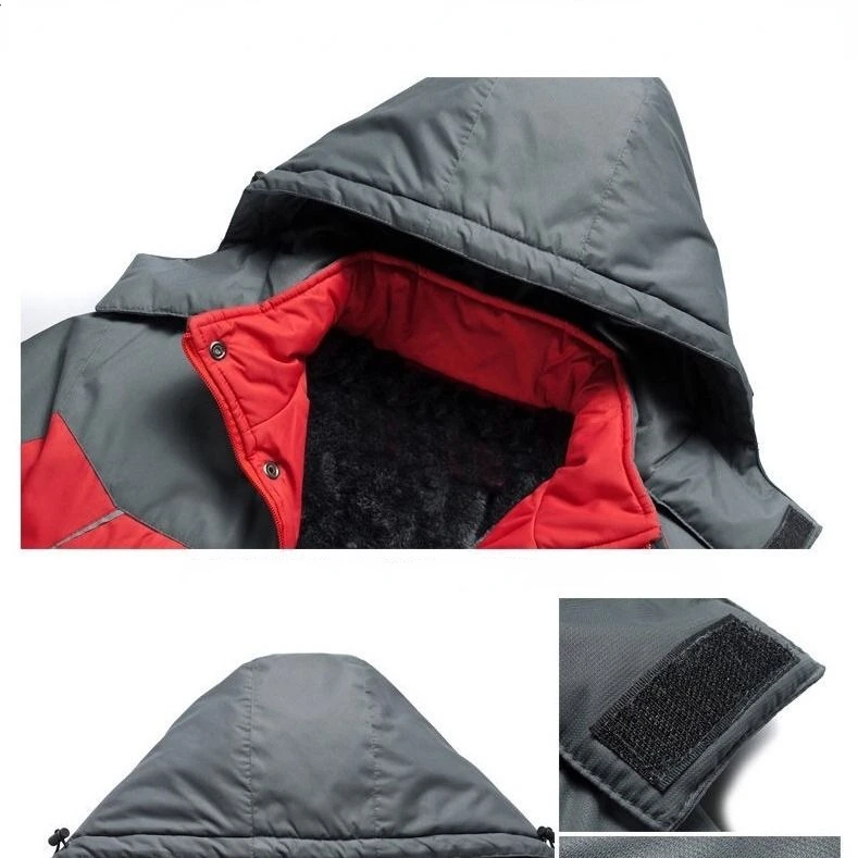 Men Winter New Outdoor Jet Ski Premium Snow Warm Parkas Jacket Coat Men Outwear Casual Hooded Waterproof Thick Rainproof