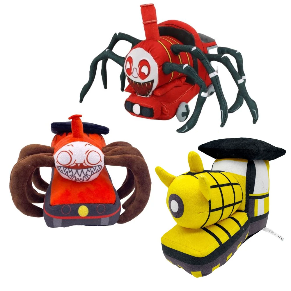 

Horror Game Choo-Choo Charles Plush Toy Soft Spider Stuffed Doll Horrible Charles Train Cartoon Spider Plushies Gifts For Kids