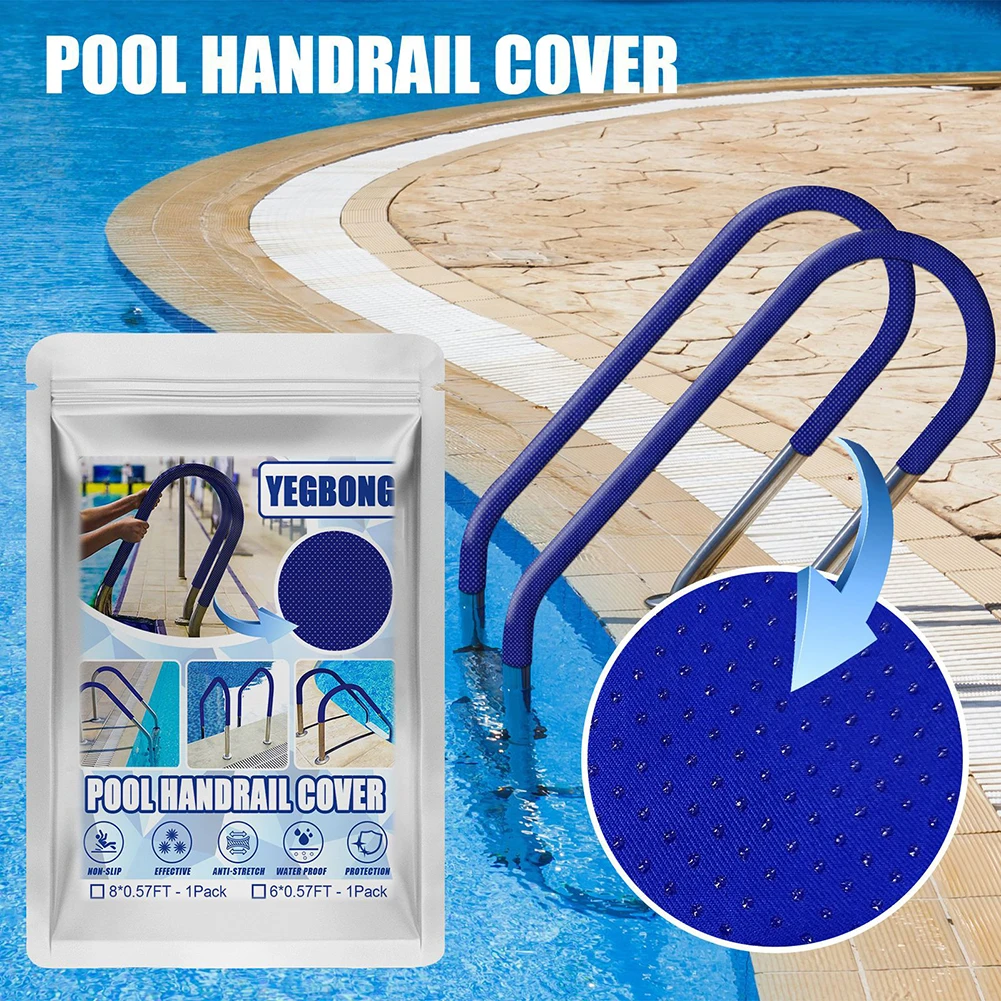

NEW Swimming Pool Ladder Step Hand Rail Cover Pool Grips Cover Hand Anti-slip Sleeve Rail Cover Protector