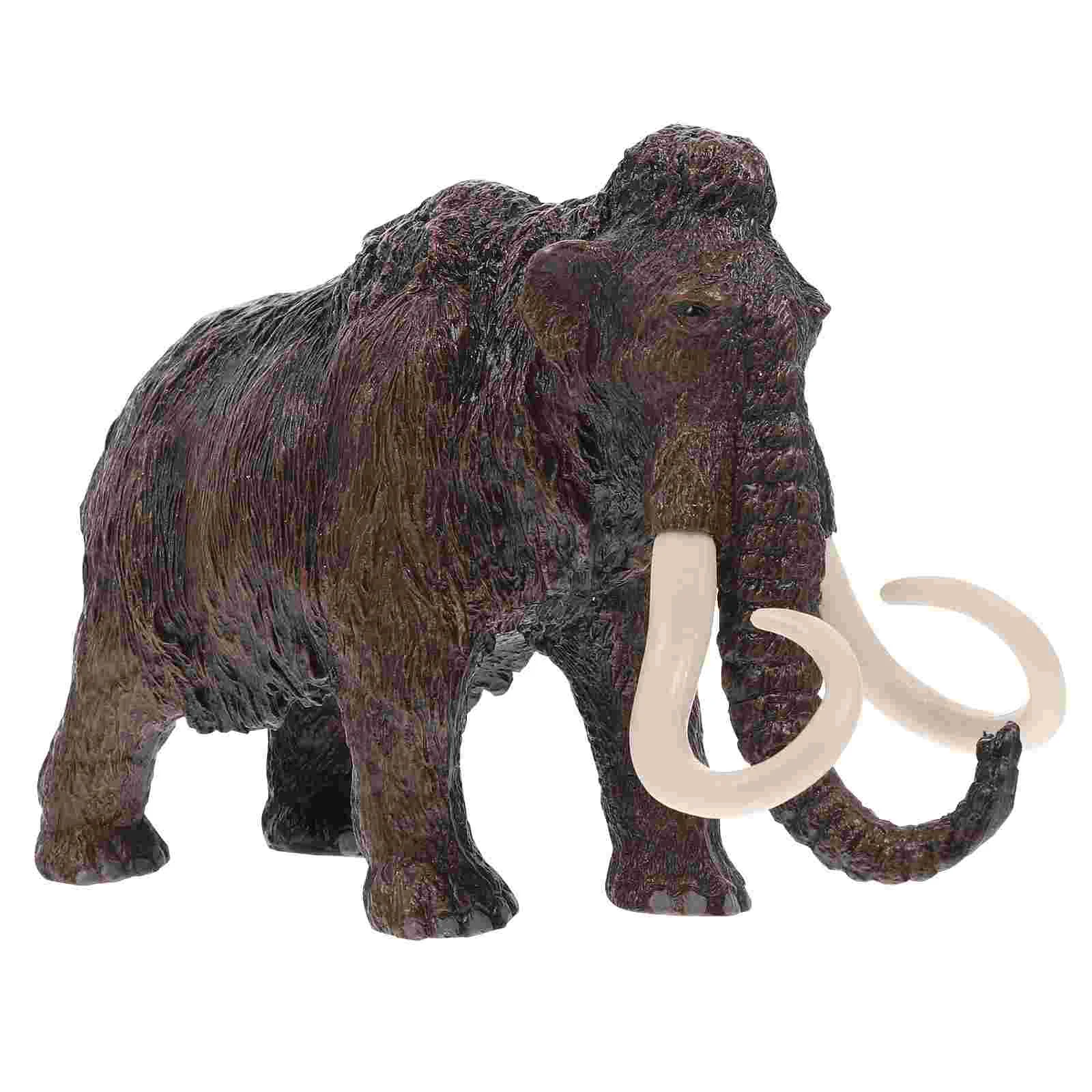 

Mammoth Animal Toy Model Elephant Toys Wildlife Figurines Figure Woolly Figures Animals Figurine Simulation Prehistoric Brandon