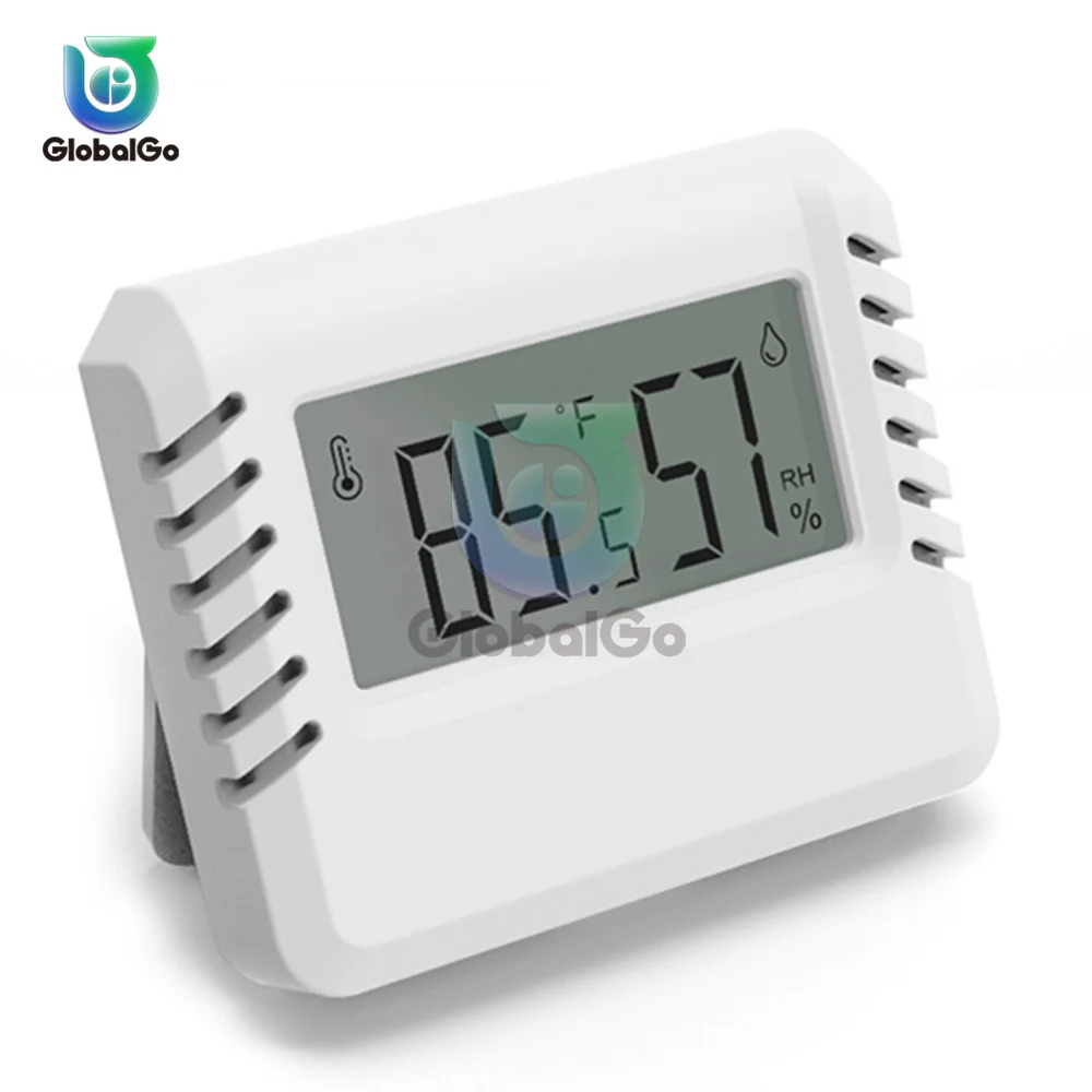 

Цифровой термометр-гигрометр с ЖК-дисплеем, комнатный Измеритель температуры и влажности, метеостанция с магнитным всасыванием