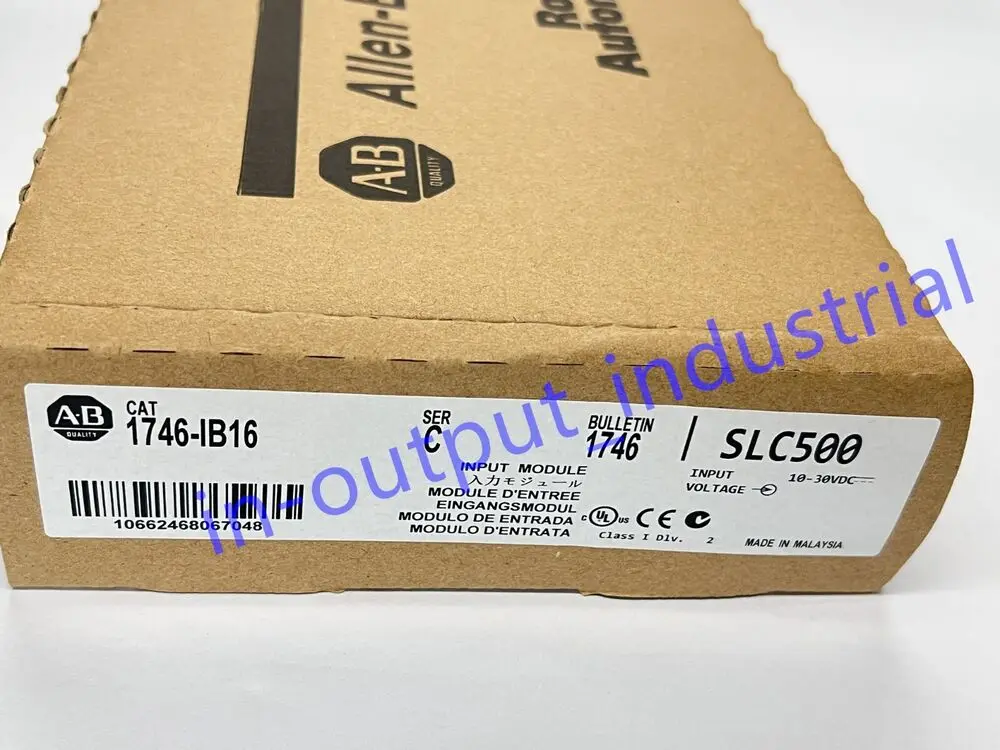 

Новый заводской герметичный цифровой входной модуль AB 1746-IB16 SER C SLC 500 PLC 1746IB16