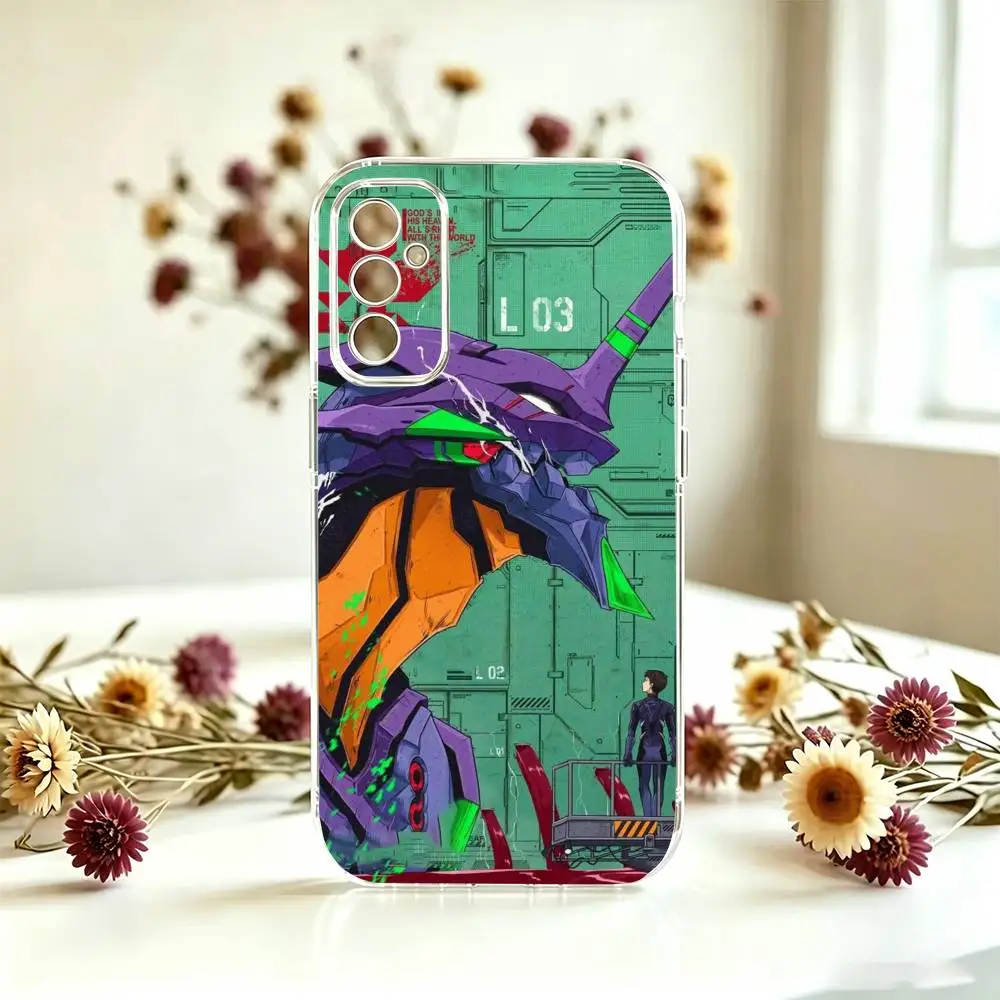 Фото Чехол для телефона EVA n-Neon g-Genesis e-Evangelion, прозрачный силиконовый мягкий чехол для Samsung A10,12,20,21S,30,31,40,50,51,52,70,71 №4