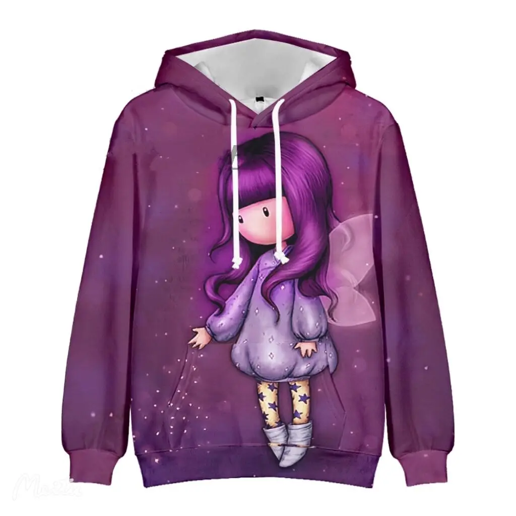 Толстовка с капюшоном для мальчиков и девочек милые детские пуловеры 3D принтом