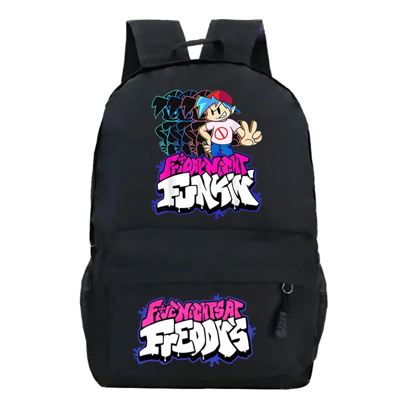 

Friday Night Funkin Shoulders Bag New Man Travel Bags Teens Student School Backpack Kawaii Sac A Dos Unisex Fashion Rucksack