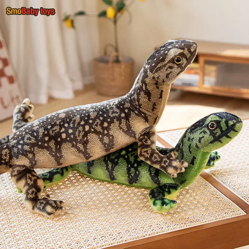 

Large Lifelike Lizard Plush Toys Vivid Stuffed Lizard Reptile Dolls Educational Home Decoration Plushies for Kids Boys Gifts