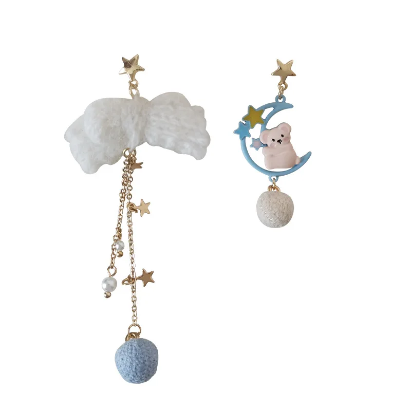 Серебряные серьги ручной работы в виде иглы S925 | Украшения и аксессуары