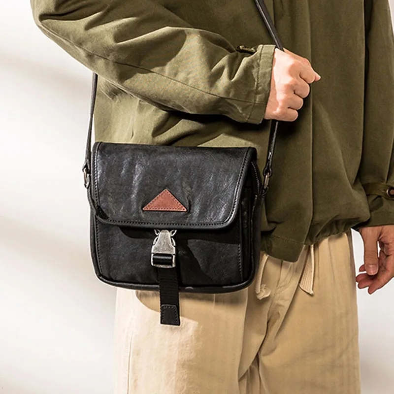 

Сумка AETOO мужская из натуральной кожи, саквояж на плечо, маленькая дизайнерская сумочка-мессенджер, повседневный чемоданчик на плечо из мягкой кожи