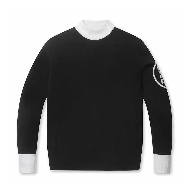 

Мужская шерстяная ветрозащитная кофта для гольфа, на осень и зиму