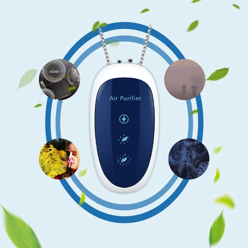 

Newest Necklace Air Purifier, Mini Portable Personal Hanging Air Purifier With 120 Million Negative Ion Air Freshener