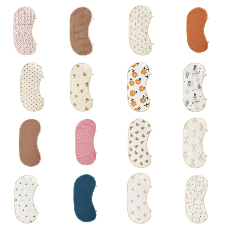 

Upgraded Baby Burp Cloth Muslin Burping Cloths for Baby Boys Girls & Newborn