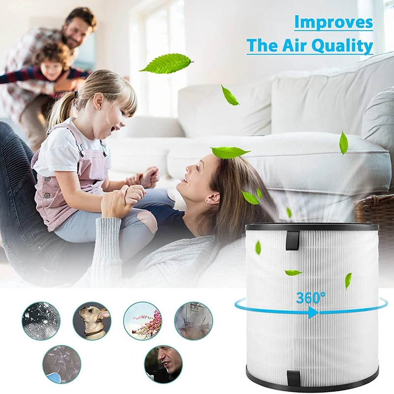 Запасной фильтр для очистителя воздуха LEVOIT LV-H133 H13 HEPA и набор фильтров с