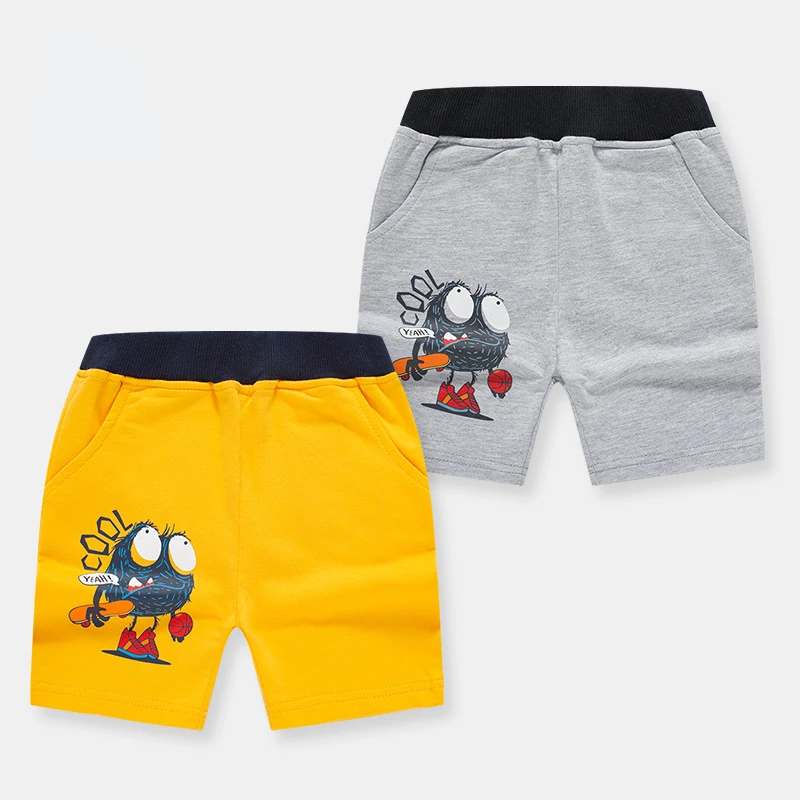 2022 Summer New Children's Cartoon Shorts Korean Casual Pants Boys Bottom Children's Wear