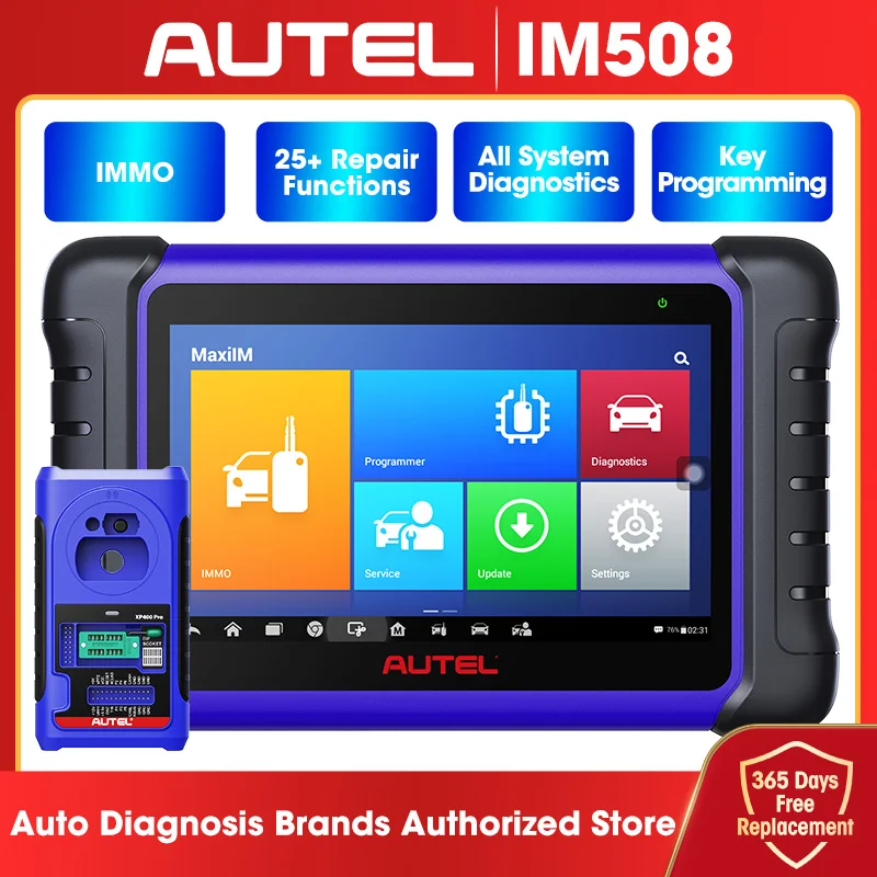 

Autel MaxiIM IM508 программатор автомобильных ключей иммобилайзер IMMO сервис и OBD2 OE-уровень диагностические инструменты профессиональный Автомобильный сканер