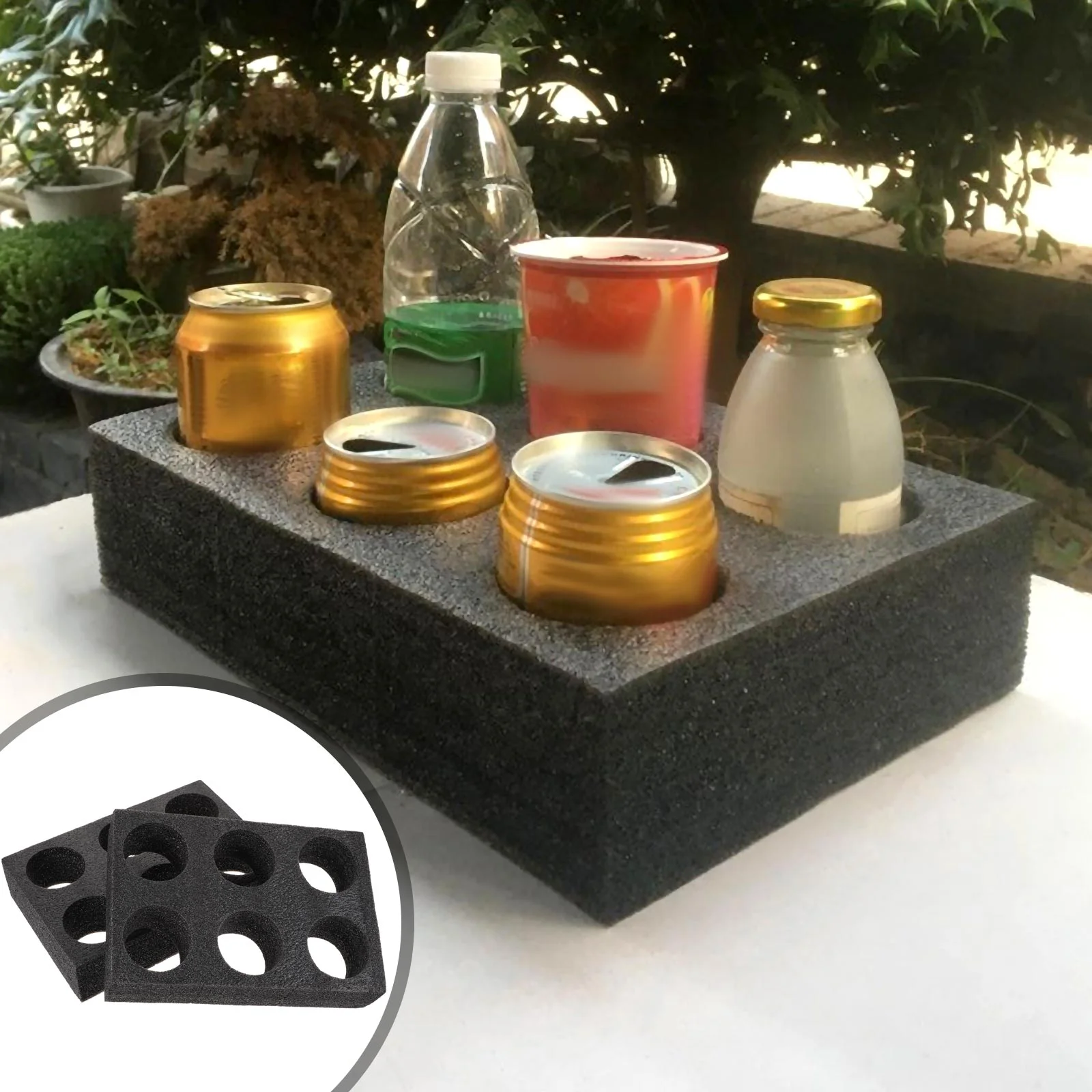 

Cup Holder Carrier Drink Tray Coffee Takeout Beverage Delivery Out Takedisposable Holderstea Trays Drinks Packing Carriers Gofor