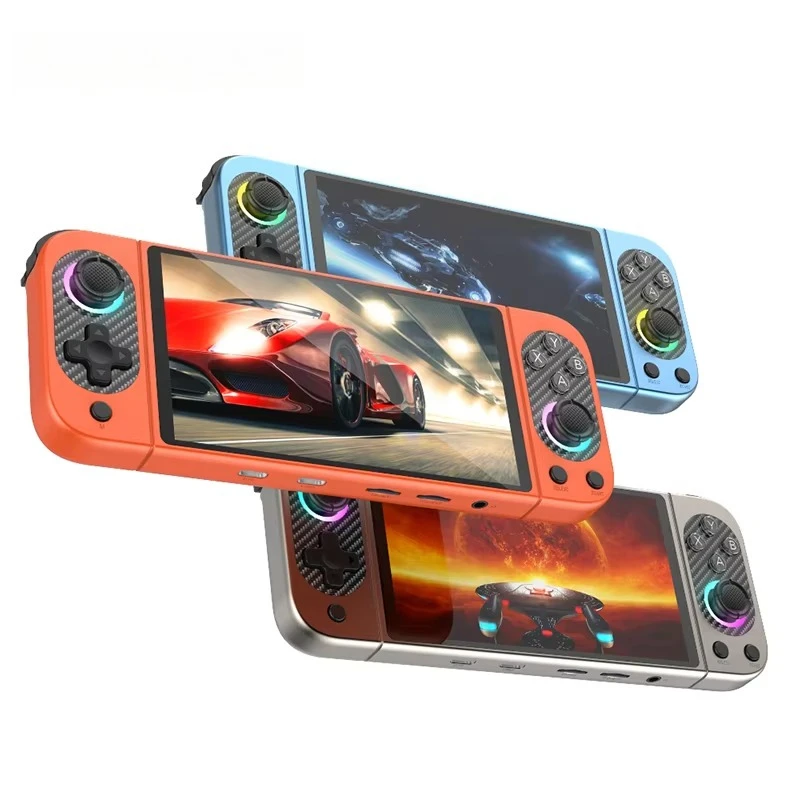 Фото Портативная игровая консоль D50 Max Android с 5-дюймовым сенсорным экраном, консоль с открытым исходным кодом, игровая приставка для видеоигр №1