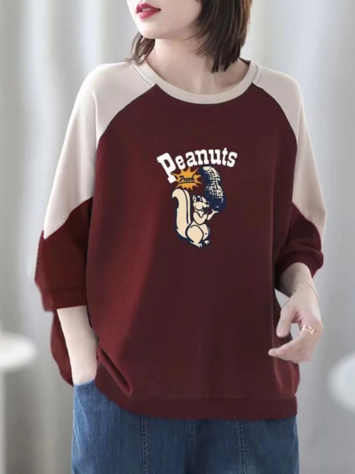 Foreign Trade Italy Big Brand Women clothes Clearance European Goods Cotton T-shirt Women's Casual Loo...