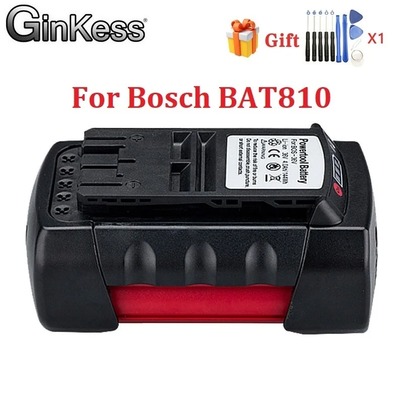 

Литий-ионный Сменный аккумулятор для электроинструментов Bosch 8000 мА/ч 36 В, аккумулятор для Bosch 6,0a BAT810 BAT840 2607336173 D70771 GBH 36V-LI 36VF-LI