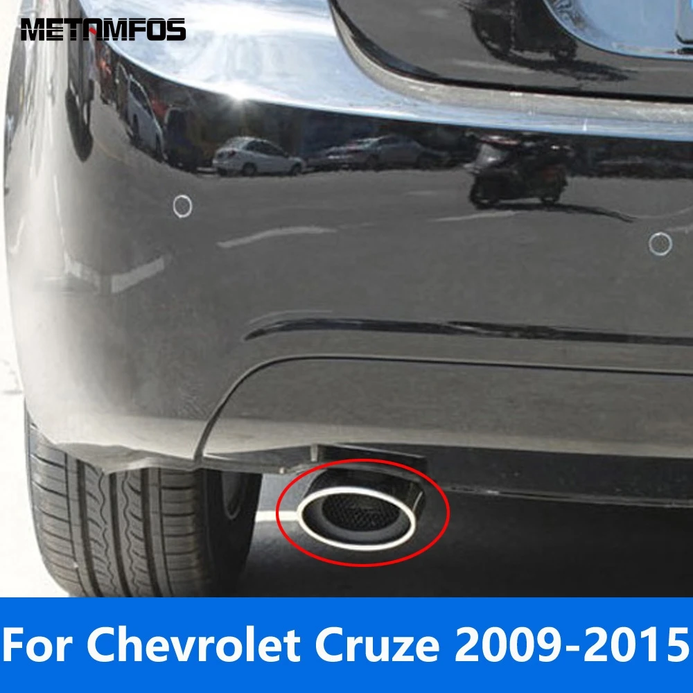 Внешние аксессуары для Chevrolet Cruze 2009-2013 2014 2015 задняя выхлопная труба из нержавеющей