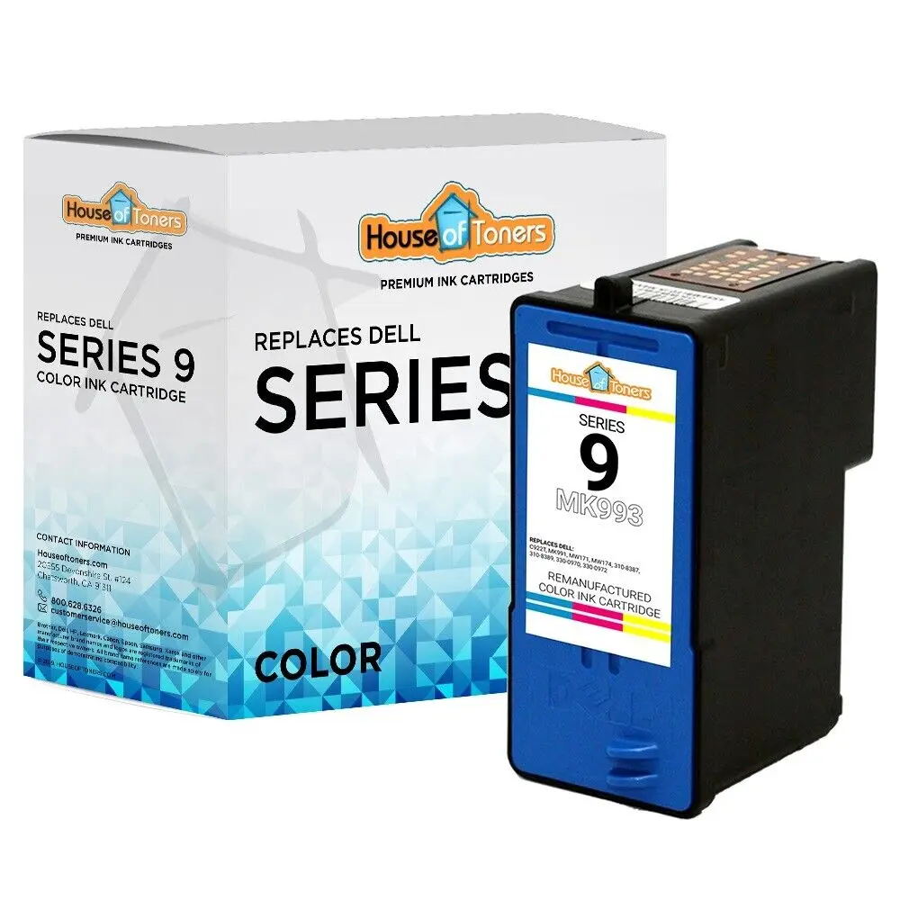 

Series 9 MK993 Tri-Color Ink Cartridge For Dell 926 v305 v305w v305x Printer