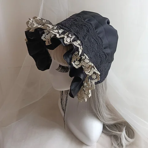 Женская винтажная шляпа со шнуровкой и оборками, регулируемая