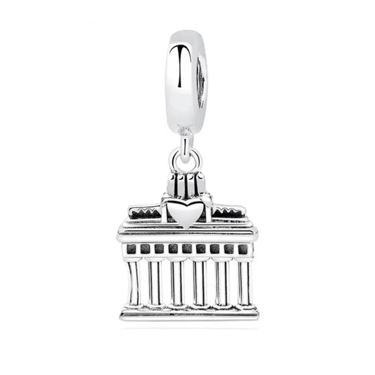 PANQDIY Joyera De Plata подвеска из бренденбурга серебряный шарм для оригинального