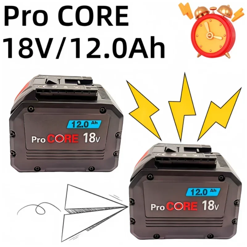 Сменный аккумулятор ProCORE 18 В 12000 мАч для аккумуляторных инструментов Bosch BAT609 BAT618