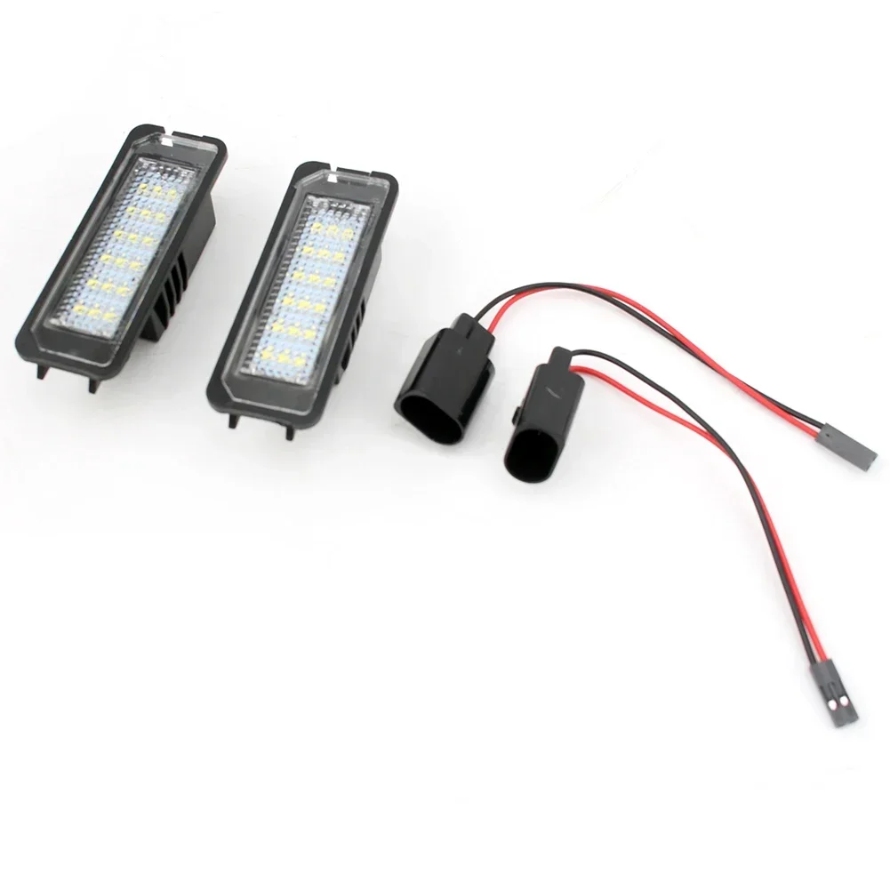 Подсветка номерного знака автомобиля белые лампы 18 SMD светодиодный чип для Volkswagen