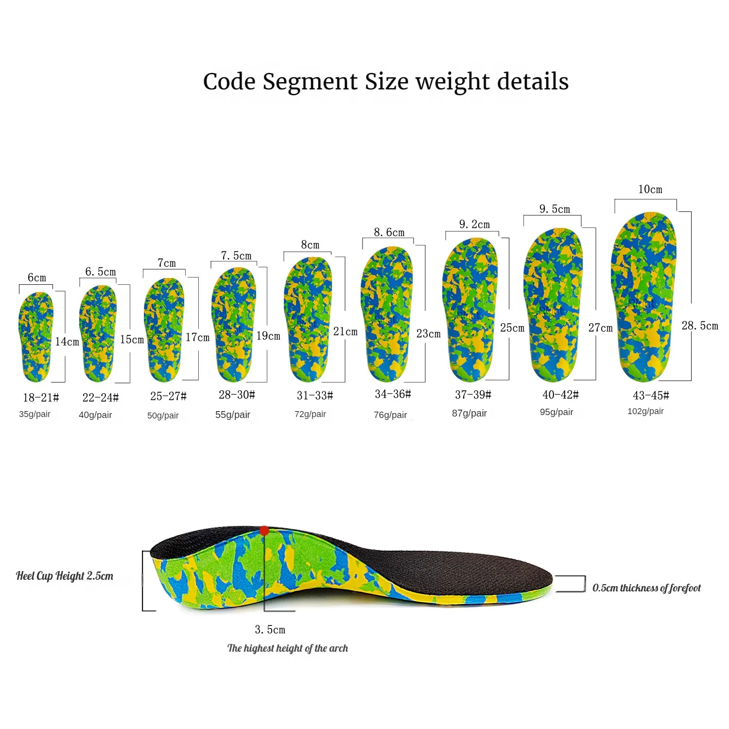 Kid and Adult Orthotics Insoles Leg Health  Correction Care Flat Foot Arch Orthopedic Children Insole Support Sport Shoes Pads